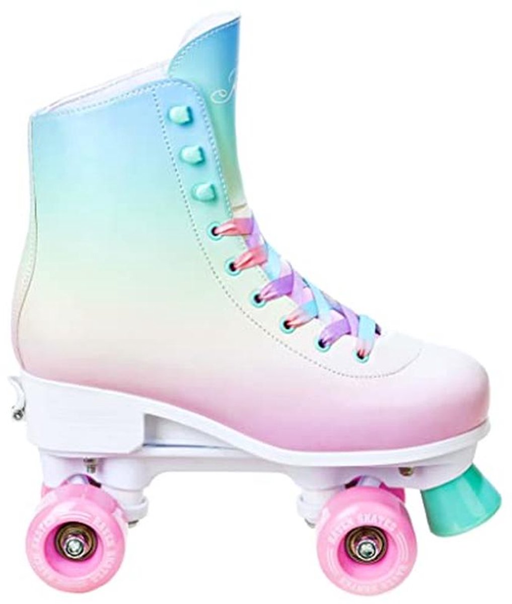 Verstelbare Rollerskates voor Kinderen en Volwassenen - Duurzame PVC Remmen, Rubber Wielen, Maten 35-38