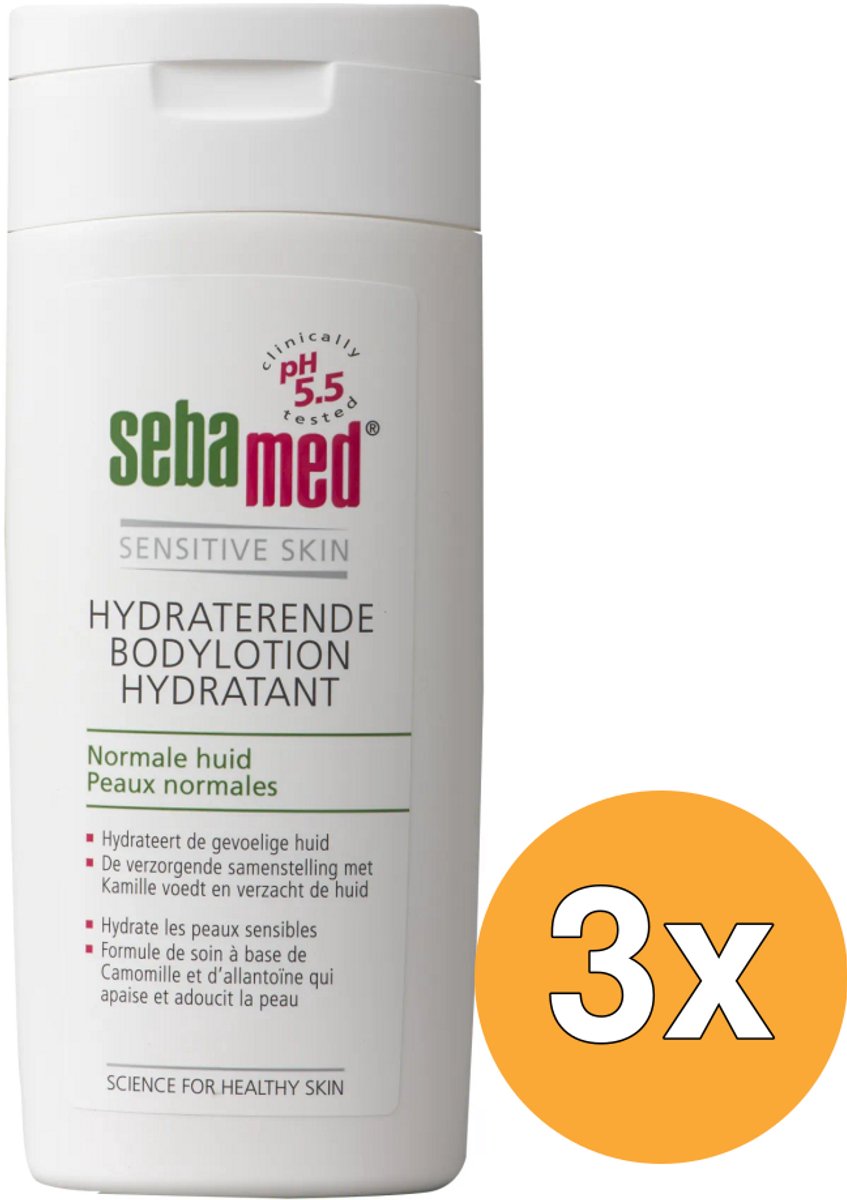 3x Sebamed Bodylotion (200 ml)