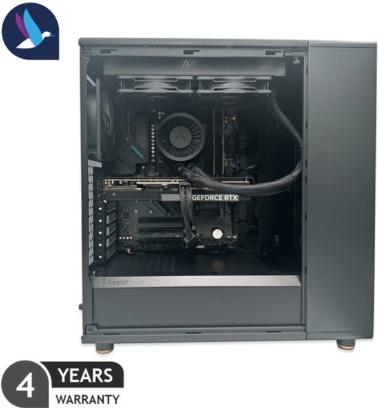 Fractal Design North Arctic Gaming PC - AMD Ryzen 9 9950X3D - NVIDIA RTX 5080 - 32 GB RAM - 1 TB SSD - WiFi - BT - Waterkoeling