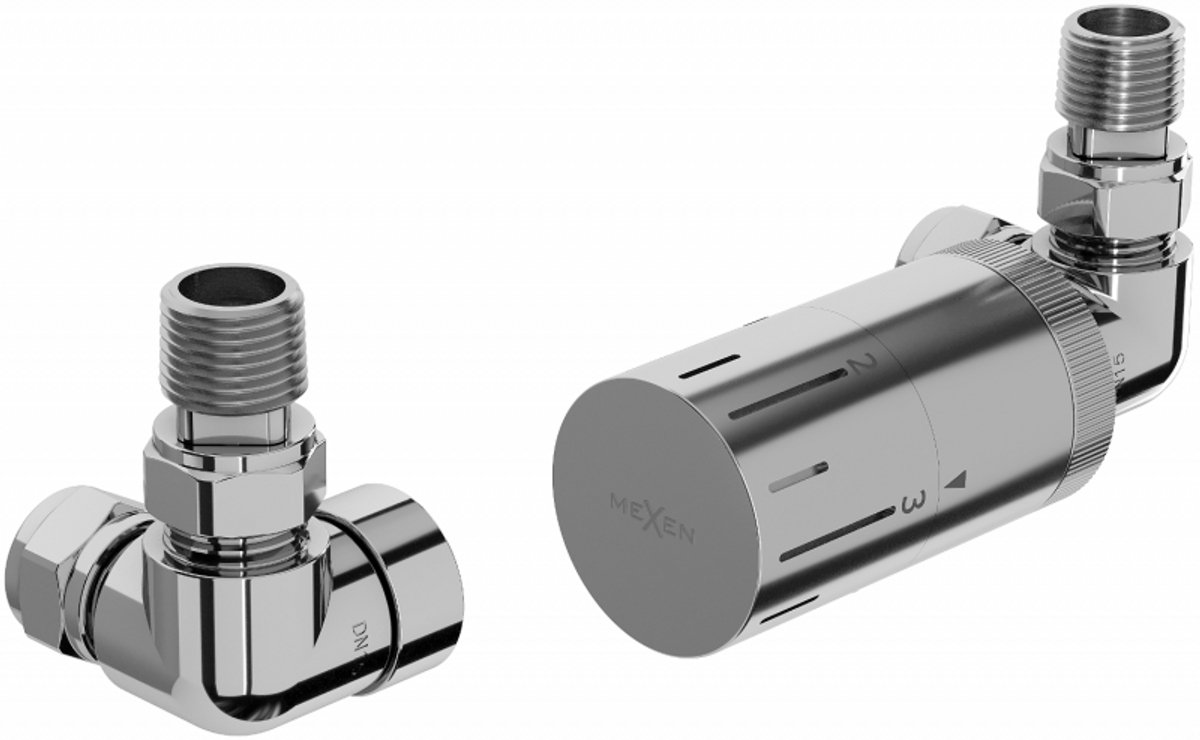 Mexen G05 thermostatisch axialset, chroom - W903-958-01