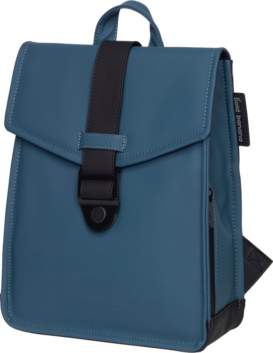 Bold Banana Envelope Mini Rugzak - Compact - Vegan - Waterdicht - Tabletvak - Dames - School - Werk - Dagje Stad - Rugtas - Dagje Weg - Petrol