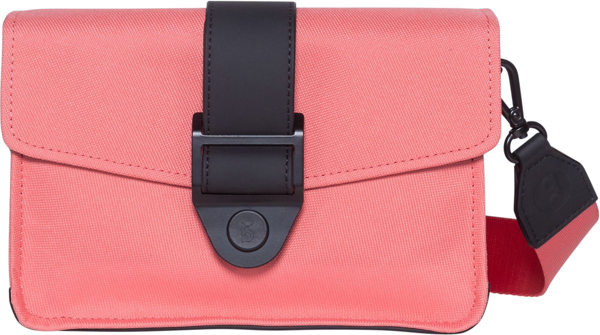 Bold Banana Swipe Crossbody Tas - Klein en Medium - Schoudertas - Festival - Vegan - Waterafstotend - Verstelbare Schouderband - Dames Tas - Koraalrood
