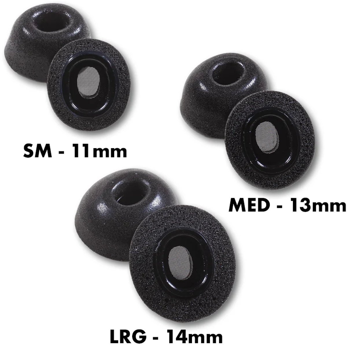 Dekoni Audio Bulletz for Apple AirPods Pro 3 Sample Pack (S,M,L) / 3 Pack