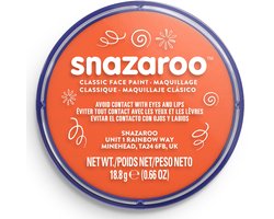 Snazaroo 1118553 - Orange - 18ml Aqua Schmink & Kinderschmink voor Kinderen en Volwassenen