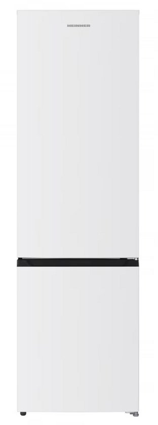 Heinner combi-koelkast 326L koel-vriescombinatie wit, elektronische bediening, super freezing, omkeerbare deur