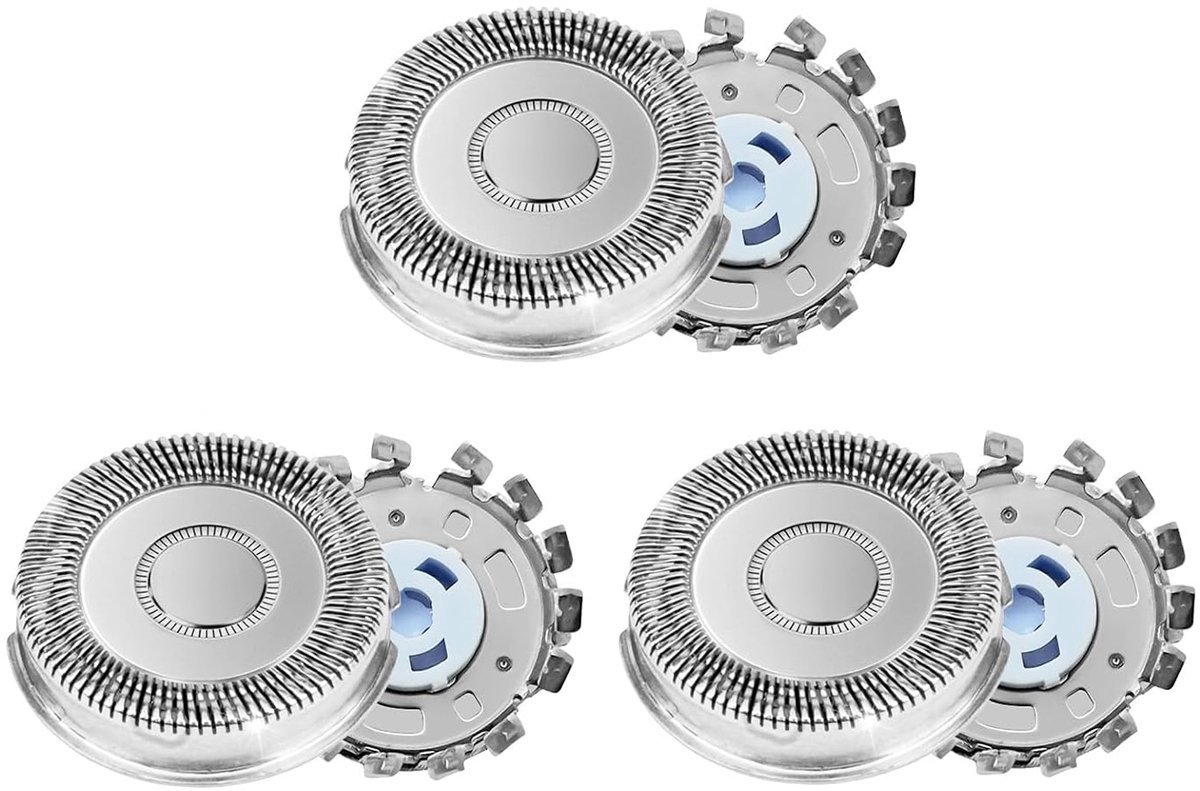 3 vervangende scheerkoppen geschikt voor Philips 7000 Series en 5000 Series SH71/50 – geschikt voor S7000, S7010, S7310, S7780, S7510, S7720 – 3 stuks