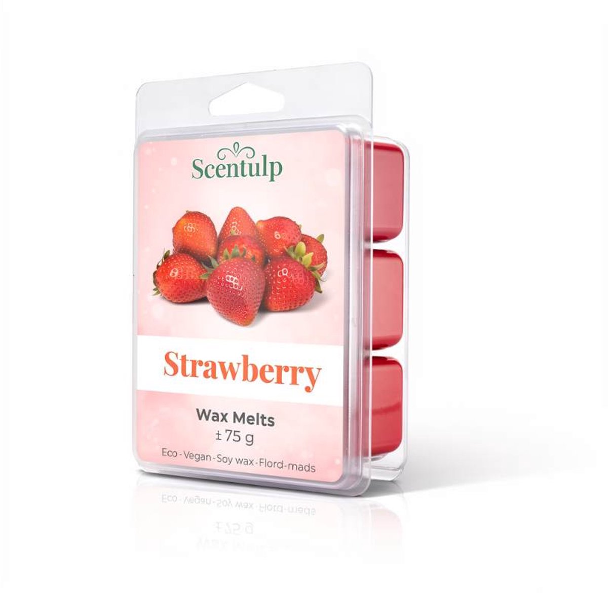 Scentulp - Wax Melts Aardbei – Zoete Fruitige Geur