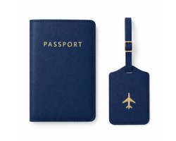 BOTC Paspoort hoesje - RFID signaal blokkeren - Paspoorthouder - Blauw