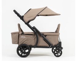 Pronto Stroller - Bolderkar - Opvouwbaar - Kinderwagen - Duowagen - Mocha Mousse - Limited edition