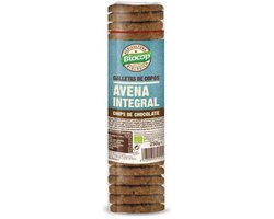 Volkoren havermoutkoekjes met chocoladeschilfers 250 g|Chocolate oatmeal cookies with chocolate chips 250 g|Biscuits à l'avoine à grains entiers avec des pépites de chocolat 250 g