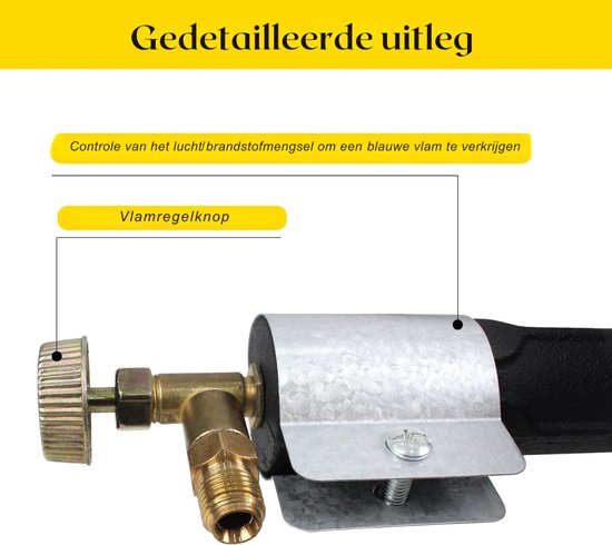 MIRA® Wokbrander - Kookbrander - Wok Brander - Camping Kooktoestel - Zwart - 40cm x 40cm x 17cm; 3.82 kg van Merkloos — afbeelding 2