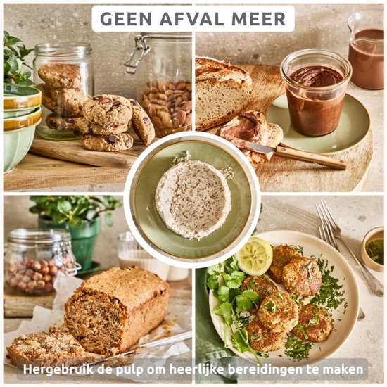 Tefal Easy Milker VZ700A - Handmatige melkmaker - 1L in 1 min - Plantaardige melk - Werkt met elke staafmixer - Kies zelf ingrediënten - Vaatwasmachinebestendig van Merkloos — afbeelding 4