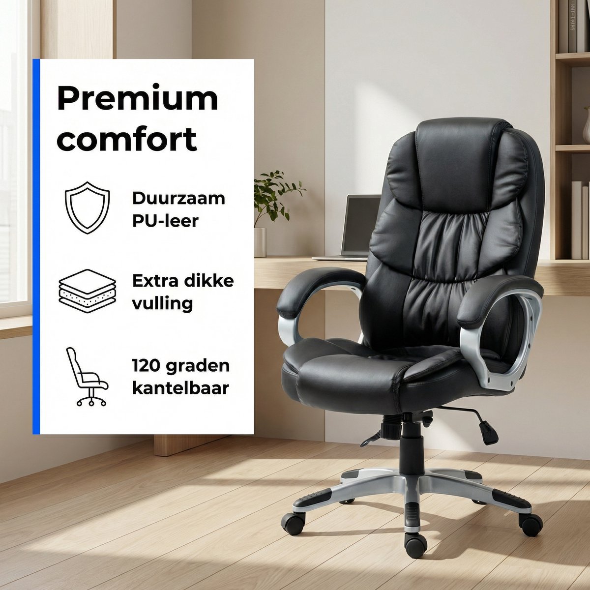 Ergonomische Bureaustoel (EAN: ...4351) - afbeelding 2