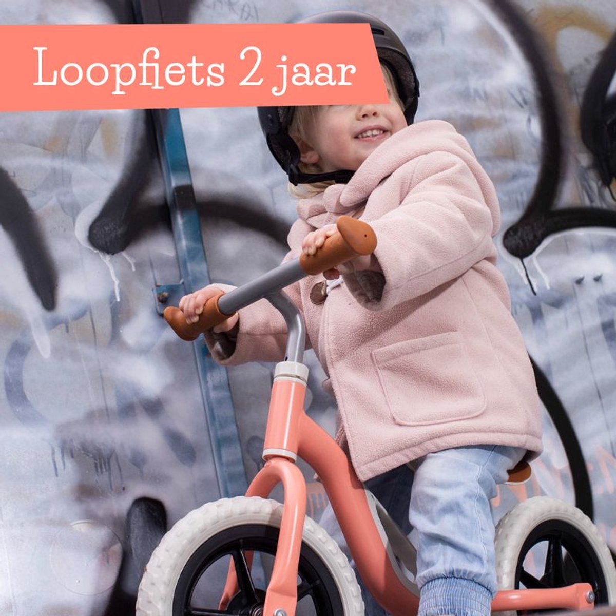 Chillafish Loopfiets 2 jaar - Lichtgewicht met verstelbaar zadel en stuur - Roze - Loopfiets voor jongens en meisjes tot 4 jaar met handvat om te dragen en anti lek banden - Model Charlie — afbeelding 4