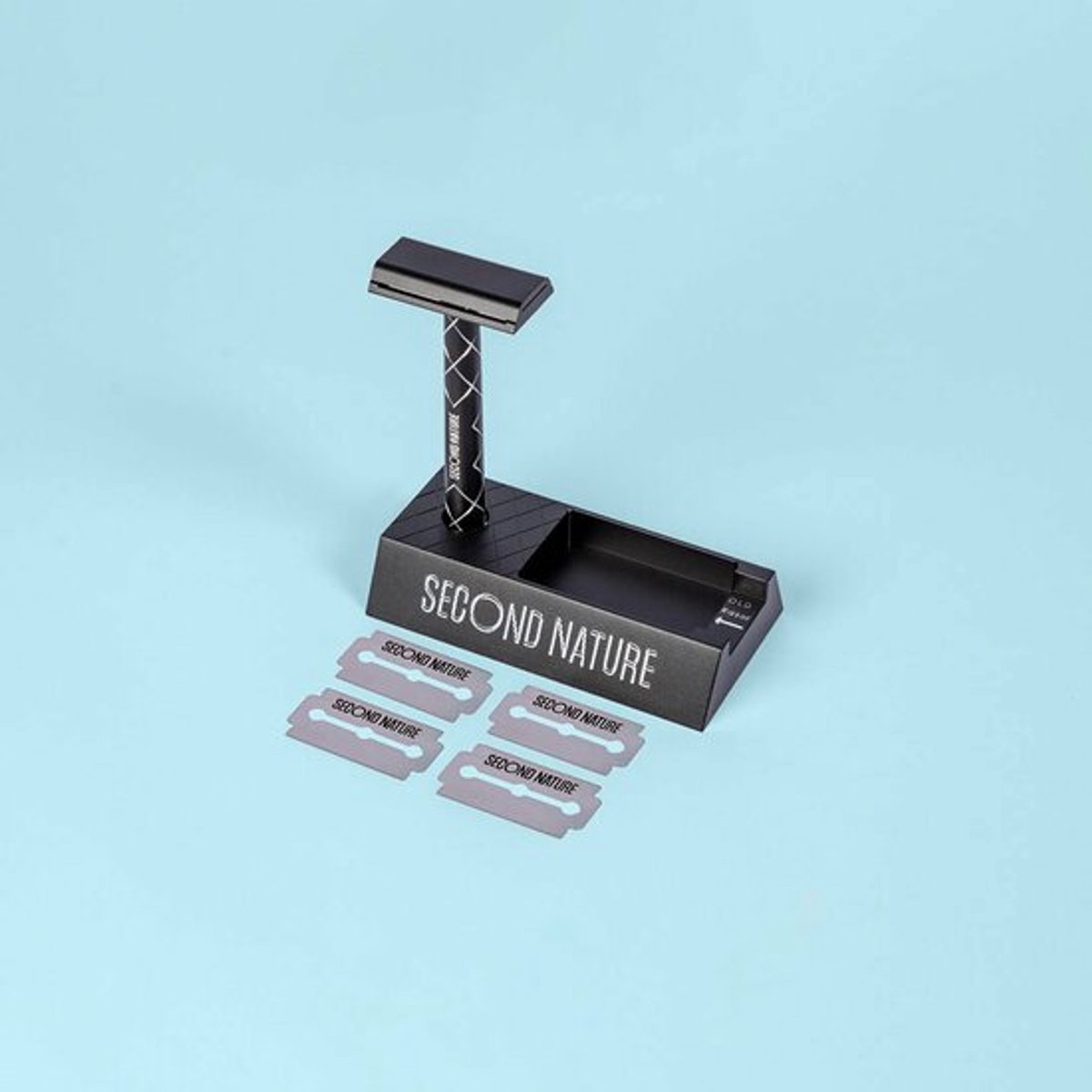 Second Nature - Black | Scheermes | Scheermesjes | Scheermesjes Mannen | Scheermesjes Vrouw | Safety Razor | Razor Blades | Scheermesjes Dames