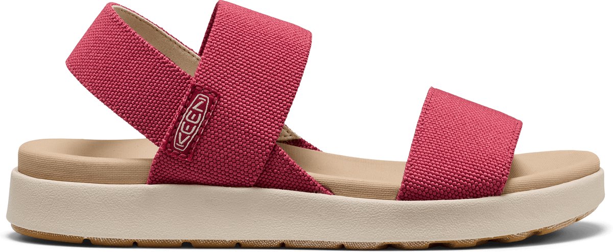 Keen Elle Backstrap Dames Sandalen Garnet/Birch Rood