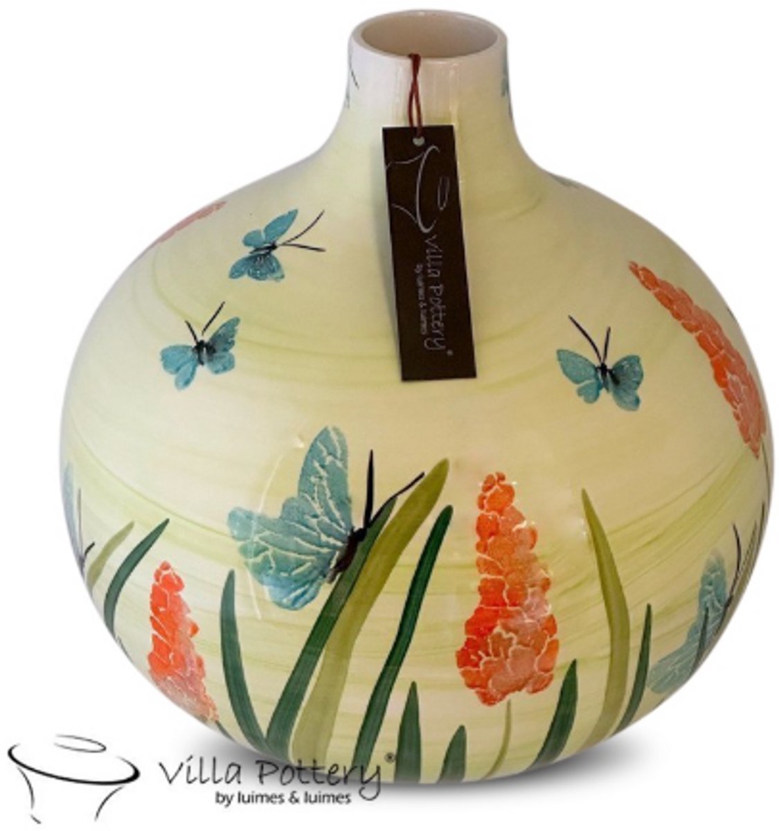 Villa Pottery Vaas - Villa Pottery - Woondecoratie - Keramiek - Decoratie - Quinn 2_2 Vaas Geel