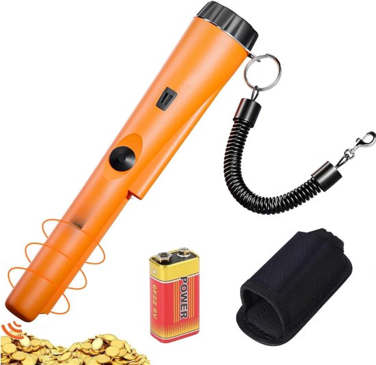 MIRA® Pinpointer Metaal Detector - Schep - Pinpointer - Oranje -‎ 23cm x 4cm x 4cm