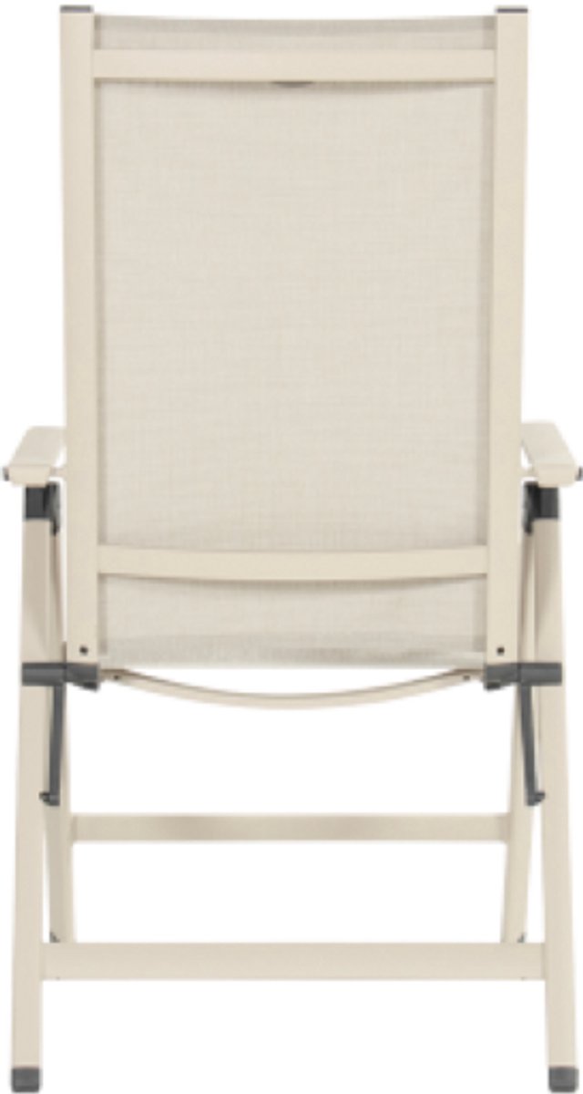 Hartman Chaise de jardin - réglable - Aruba - sable/beige - alu/textilène