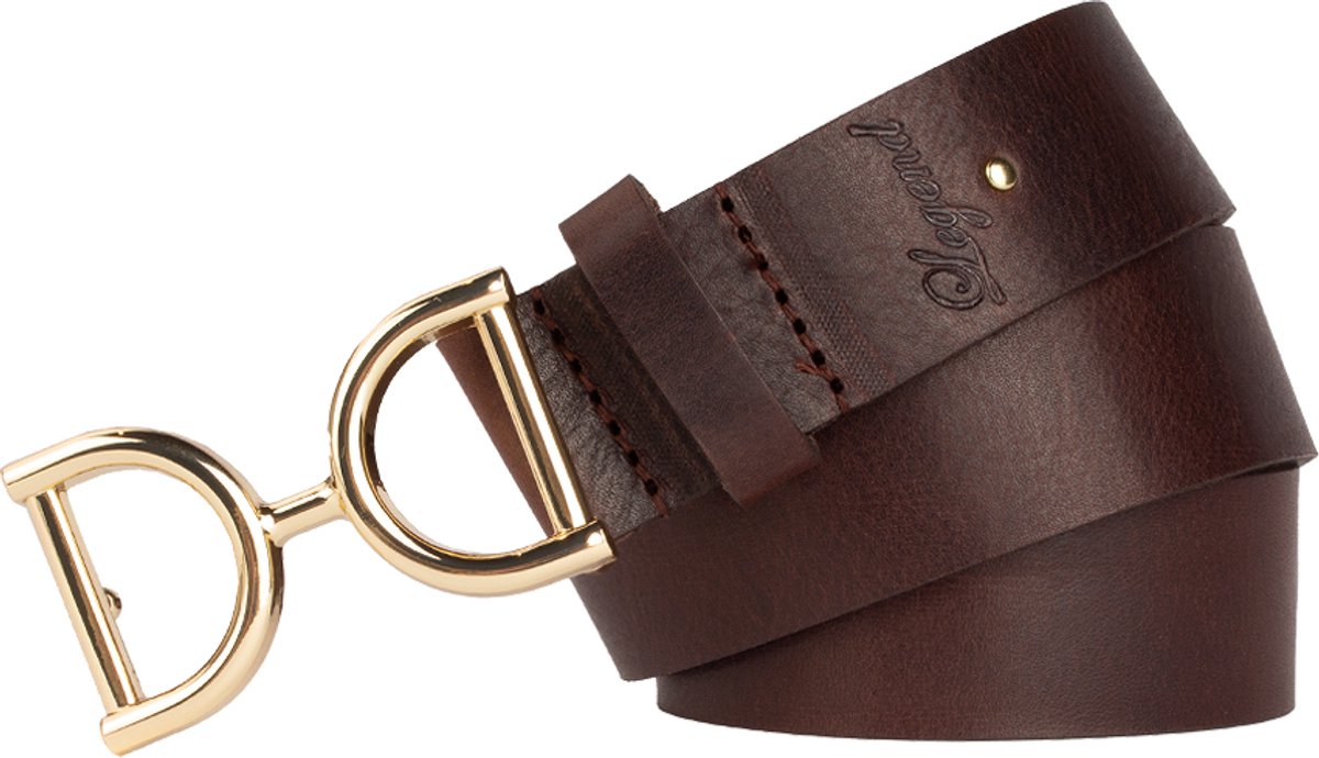Legend Dames - Leren riem - Bruin - 90cm