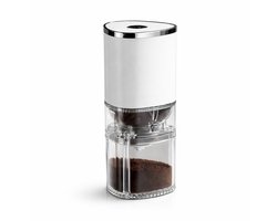 DeMoi Koffiemolen | Elektrische Koffiemolen | Keramisch Maalkern | 25gram | Wit