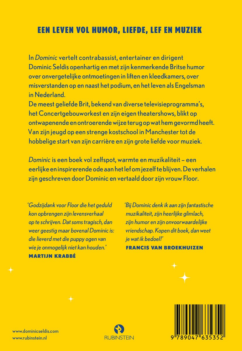 Dominic - back cover