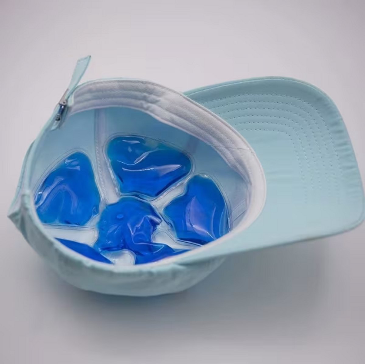 Herbruikbare Helm & Hoofdkoelgelzak – Koelgel IJszakje voor Hoofd & Helm – Draagbaar PVC Koel Gel Pack voor Sport, Buitenactiviteiten & Hitteverlichting