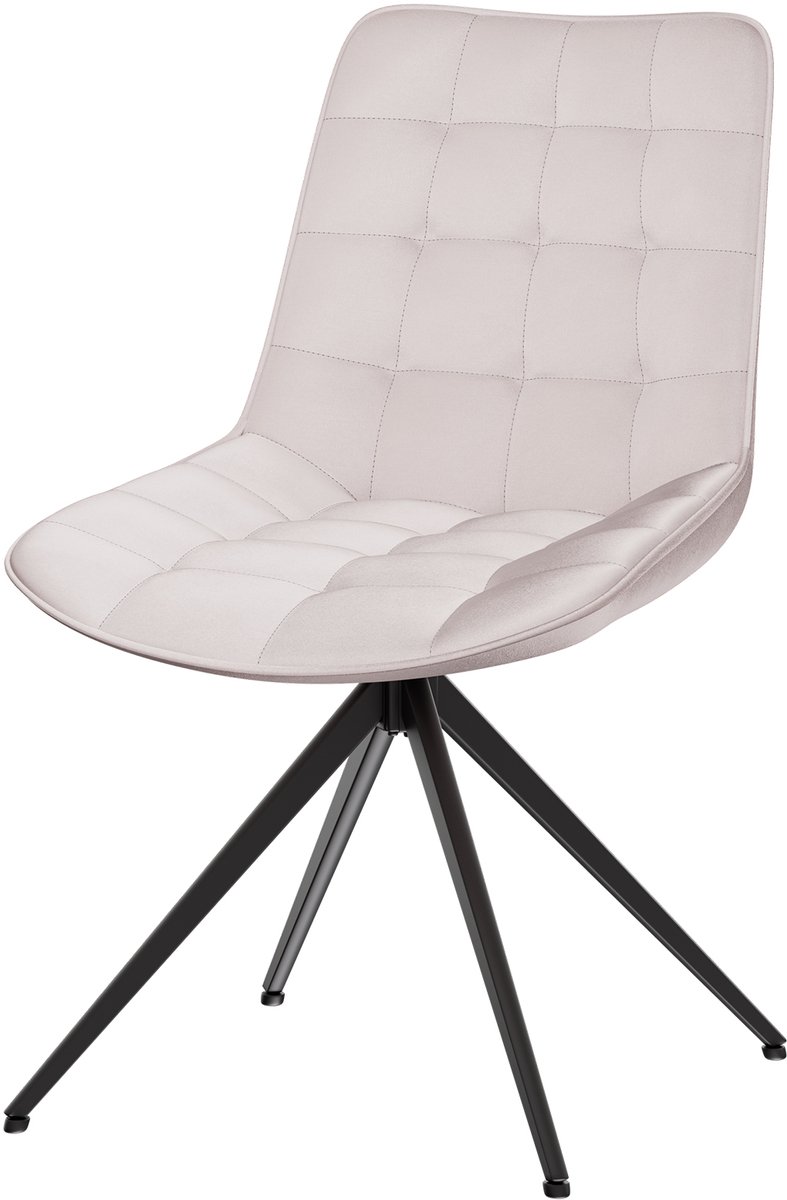 HOMAVO YZ4 Stoelenset – 4 stuks – Eetkamerstoelen 360° draaibaar – Modern & Comfortabel – 53x62x85,5 cm – Beschikbaar in meerdere kleuren en materialen