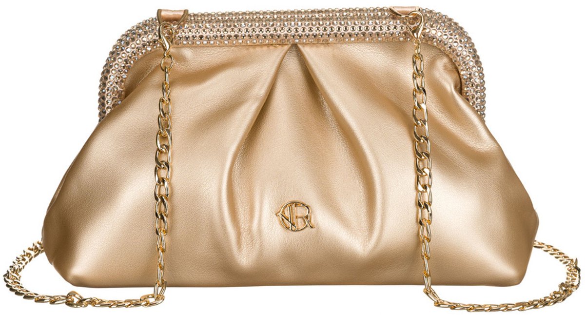 Rovicky - Dames Clutch - Goud - Ecologisch Leer - Luxe Design