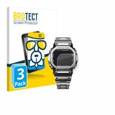 BROTECT - Protection d'écran pour Casio G-Shock GMW-B5000D-1ER - Film de protection en verre transparent (3 pièces)