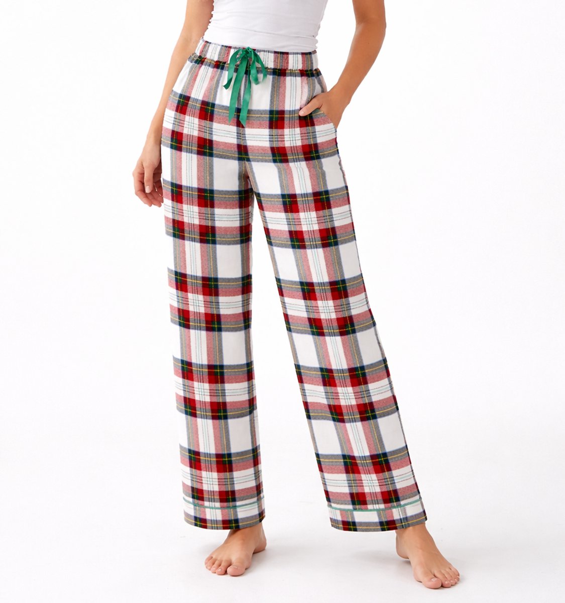 Starry Indigo - Dames Pyjamabroek Flanel - Lang