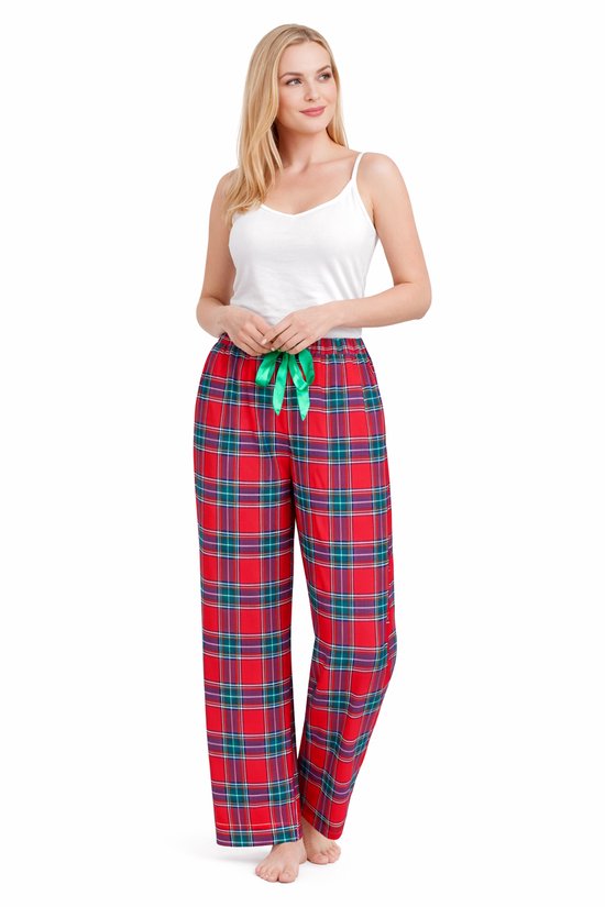 Starry Indigo - Dames Pyjamabroek Flanel - Lang