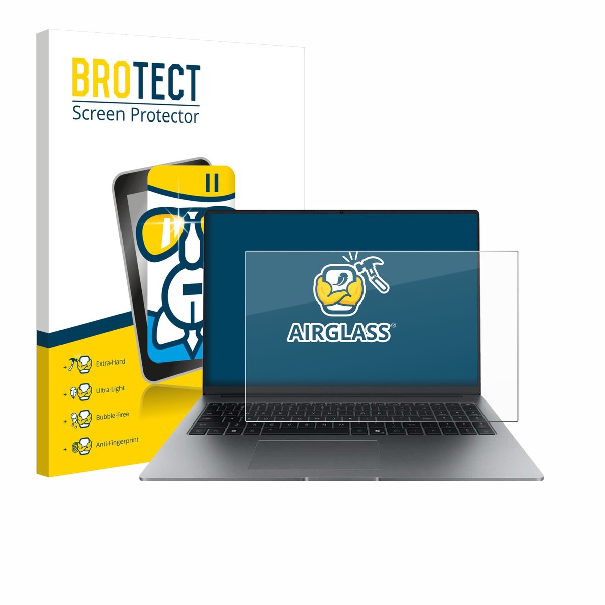 Screenprotector voor Honor MagicBook X16 Plus 2025 Beschermglas transparant