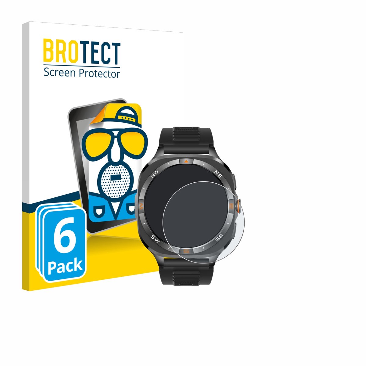 BROTECT - Screenprotector voor Rollme GT5S - Folie Beschermfolie matte 6 Stuks