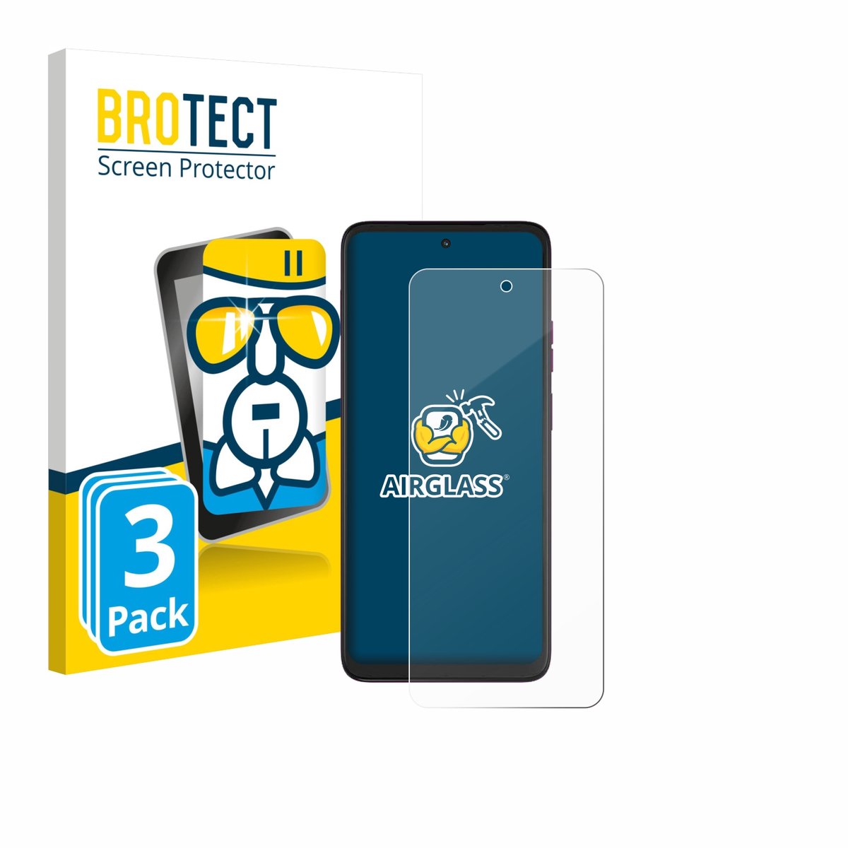 Screenprotector 3 Stuks voor Motorola Moto G Play 2026 Beschermglas transparant