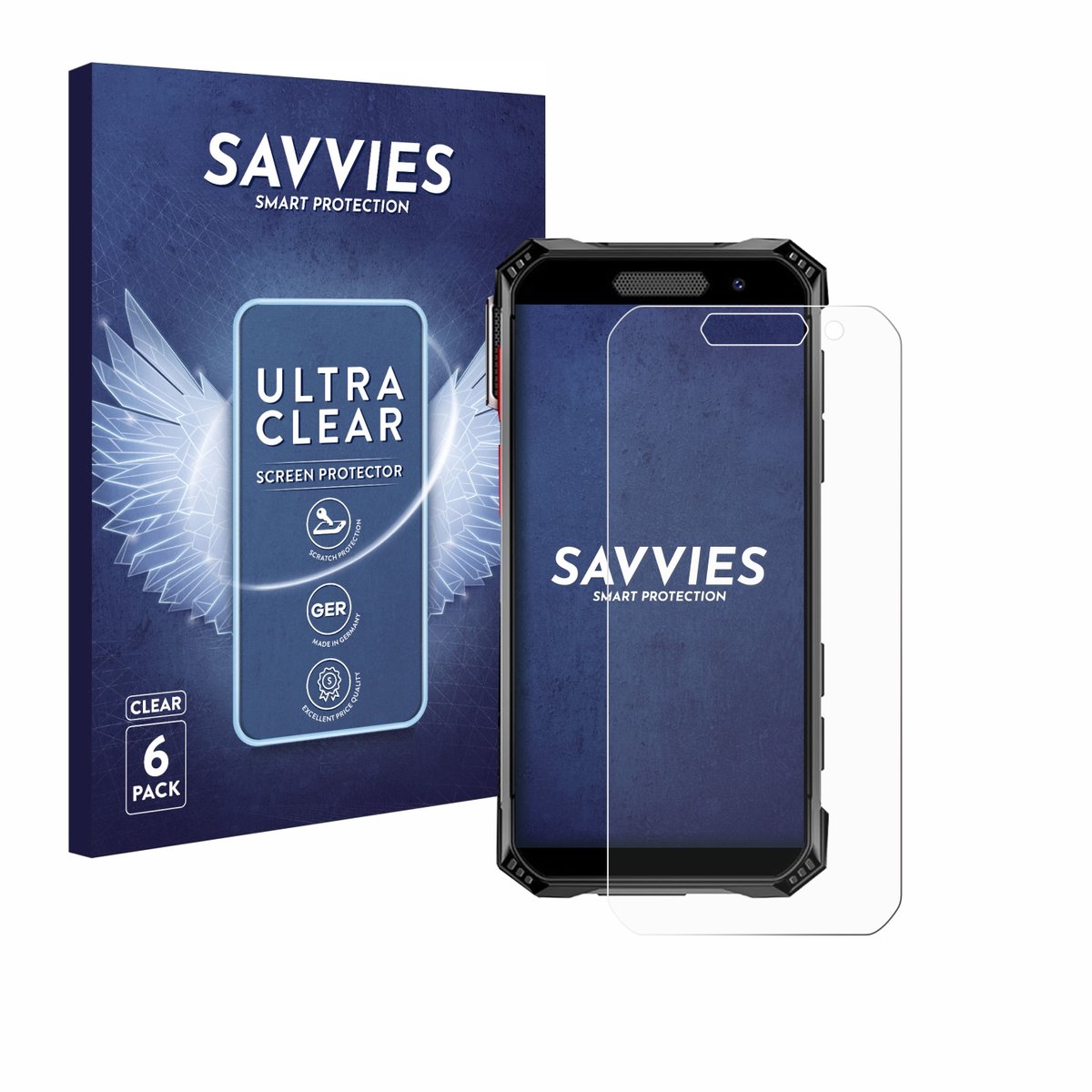 Savvies - Screenprotector voor Soyes S10 Max - Folie Beschermfolie transparant 6 Stuks