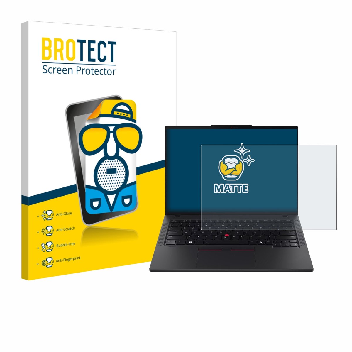 BROTECT - Screenprotector voor Lenovo ThinkPad T14 Gen 6 - Folie Beschermfolie matte