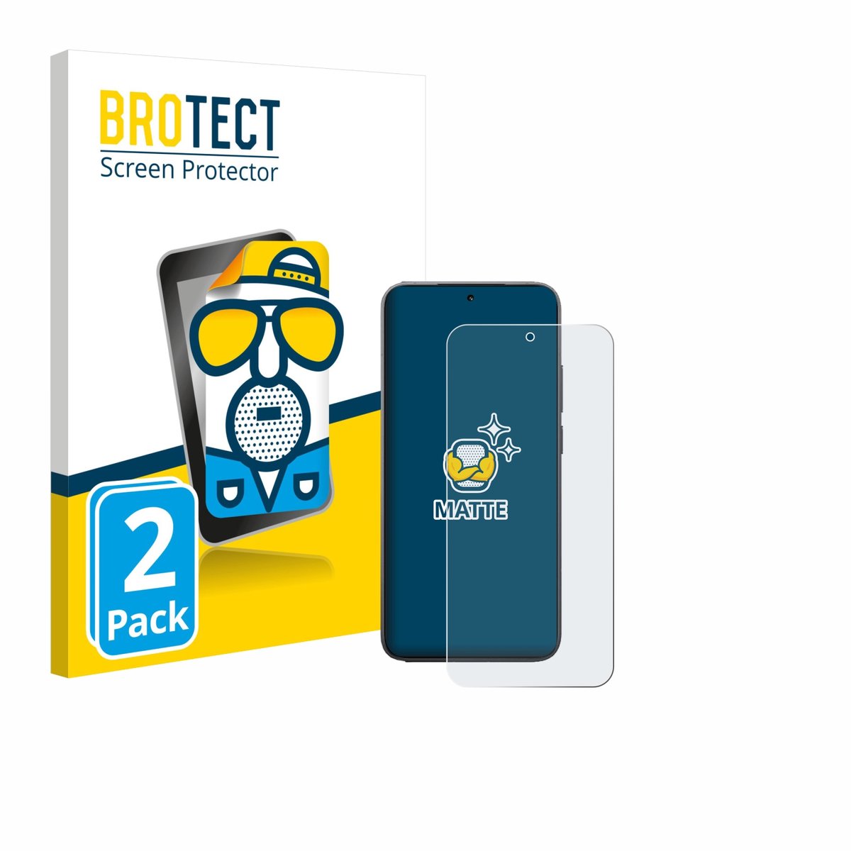 BROTECT - Screenprotector voor Xiaomi Redmi K80 Ultra - Folie Beschermfolie matte 2 Stuks