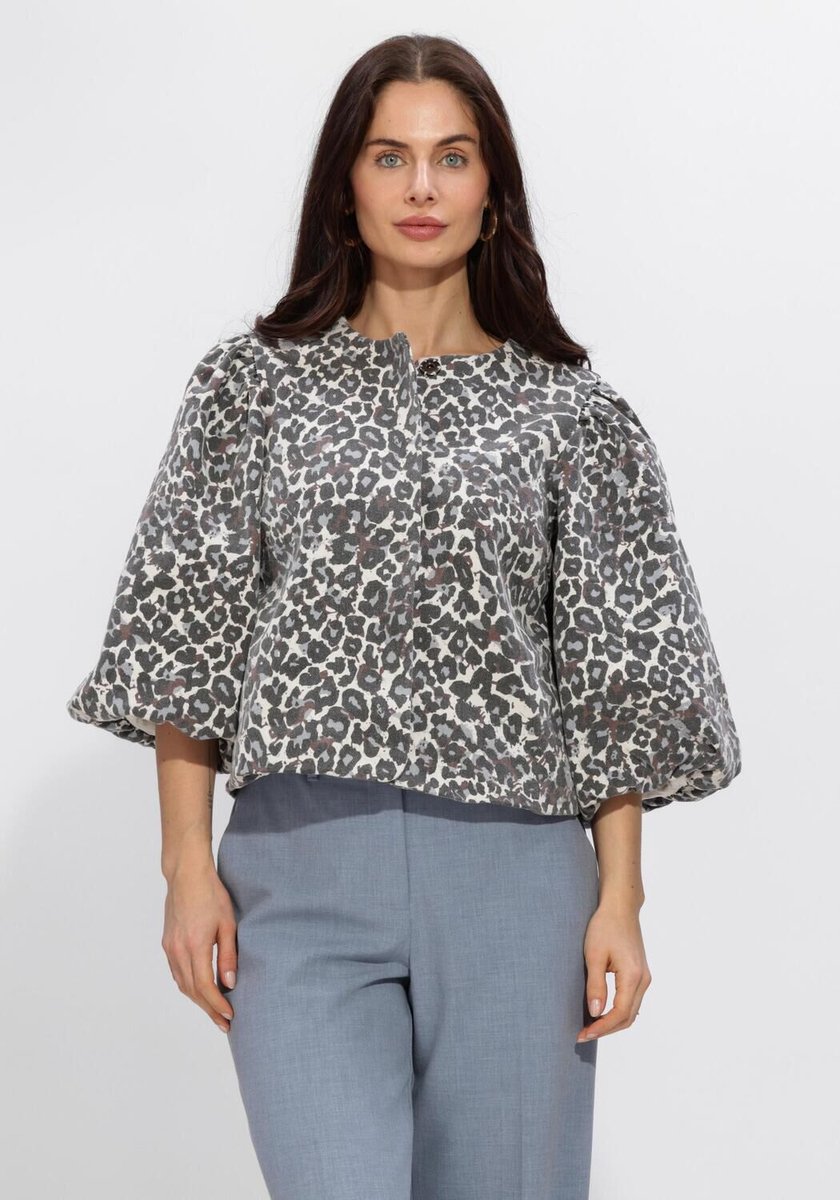 Minus Msmalli Short Jacket Jassen Dames - Zomerjas - Multi - Maat 36