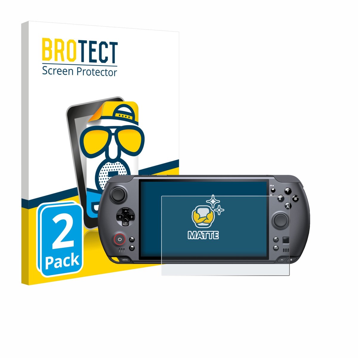 BROTECT - Screenprotector voor GPD Win 5 - Folie Beschermfolie matte 2 Stuks
