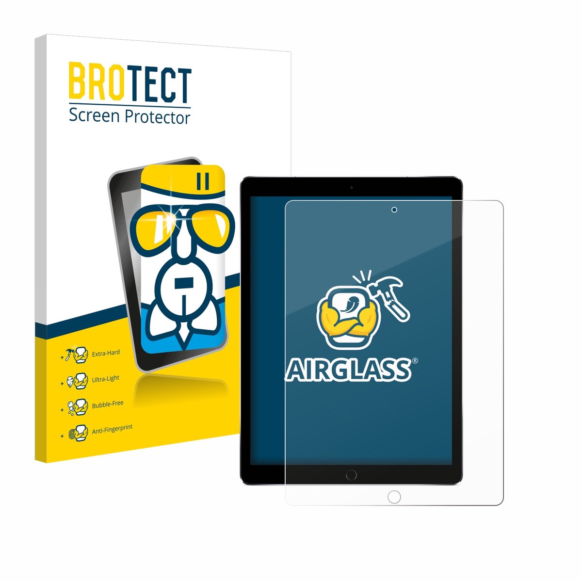 Screenprotector voor Apple iPad Pro 12.9" 2017 (2. Gen.) Beschermglas transparant