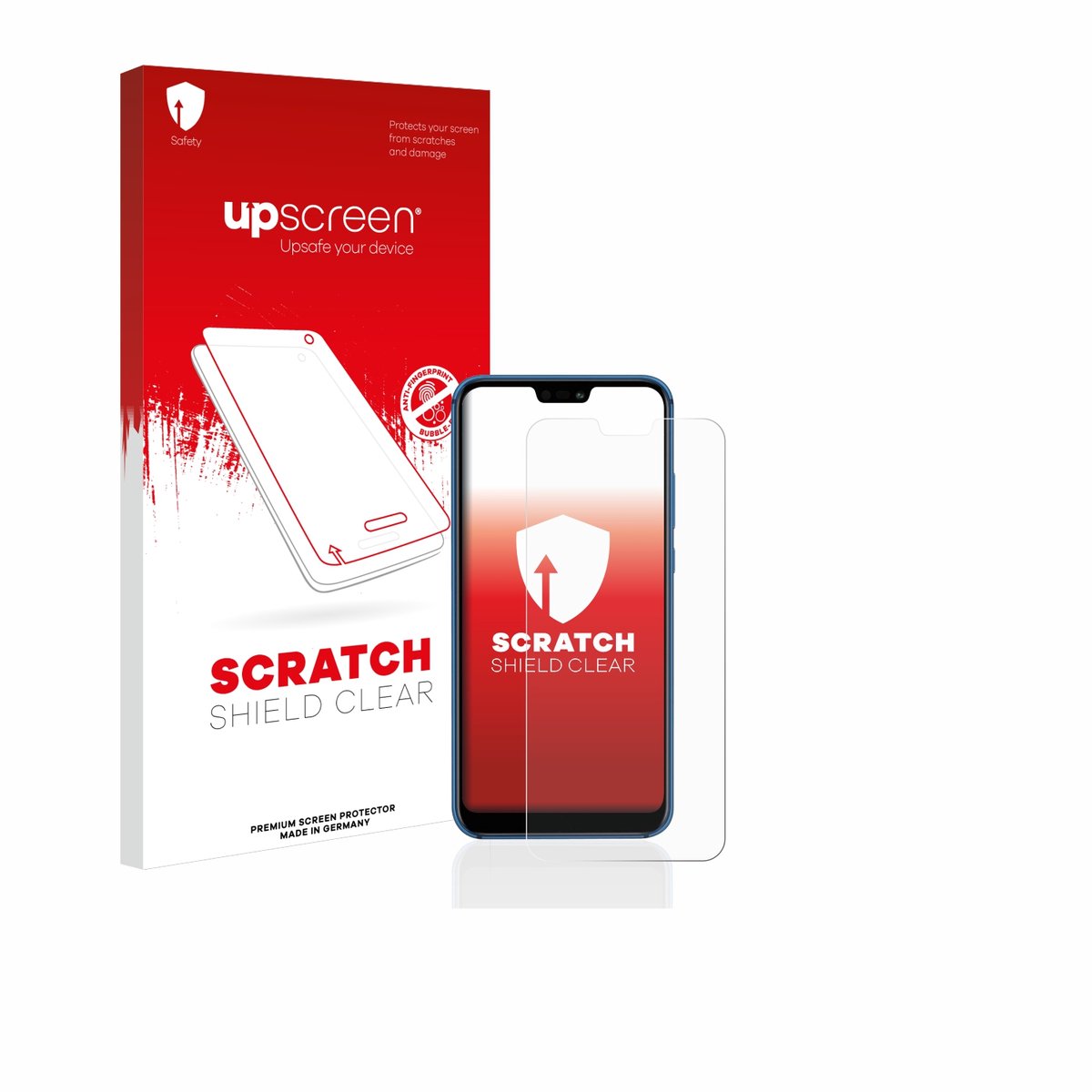 upscreen - Screenprotector voor Huawei P20 lite 2018 - Folie Beschermfolie transparant