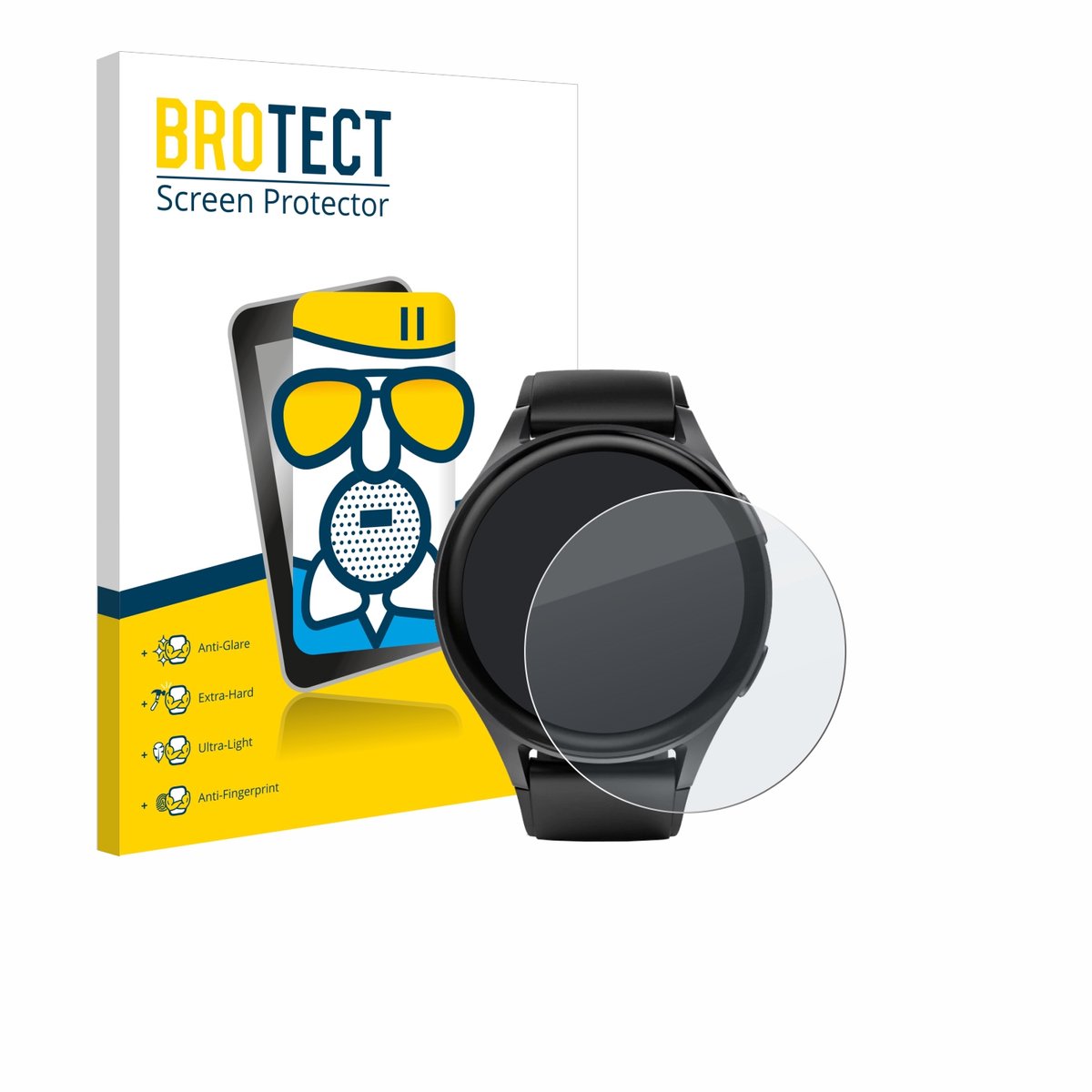 BROTECT - Screenprotector voor Hama 8900 (45 mm) - Folie Beschermfolie Beschermglas matte