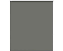 vidaXL - Rolgordijn - verduisterend - 140x130 - cm - stofbreedte - 136,6 - cm - grijs