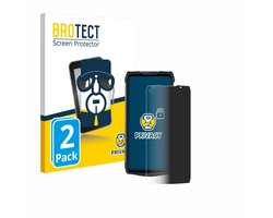 BROTECT - privacy screenprotector voor Ulefone Power Armor 13 - Folie Beschermfolie Blauwlichtfilter 2 Stuks