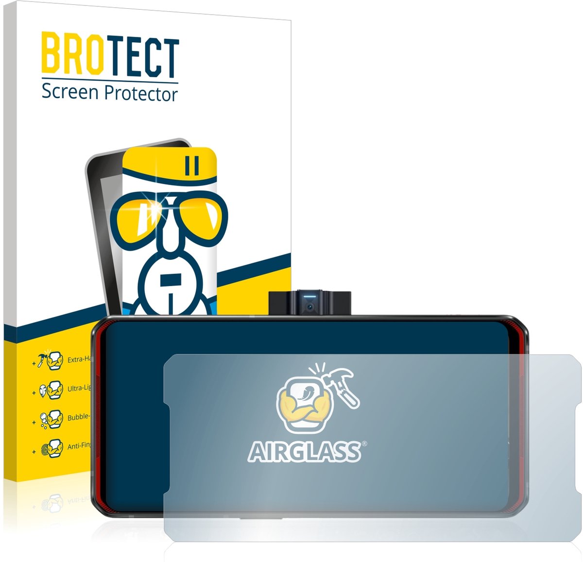 Screenprotector voor Lenovo Legion Duel Beschermglas transparant