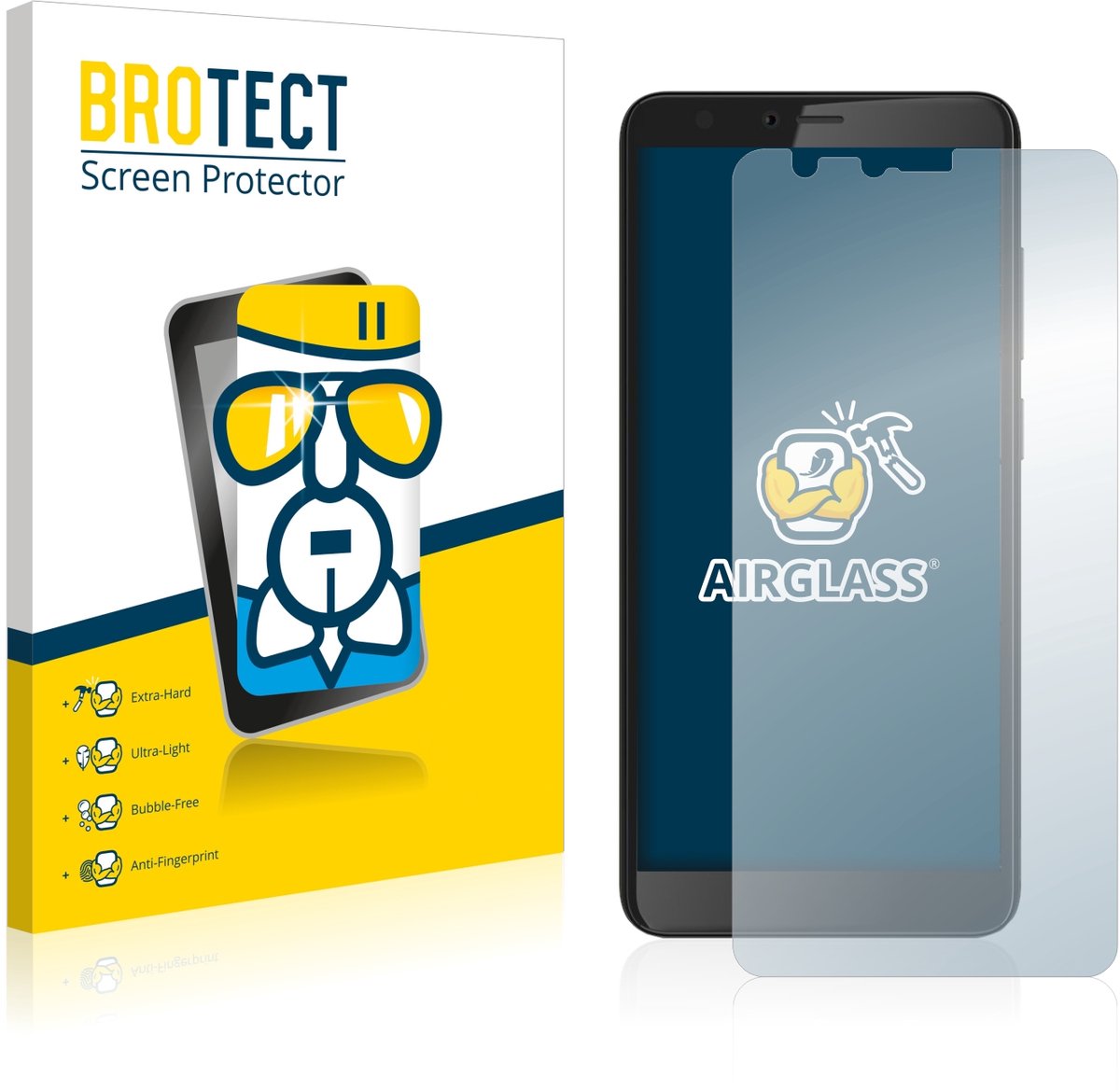 Screenprotector voor Gigaset GS100 Beschermglas transparant