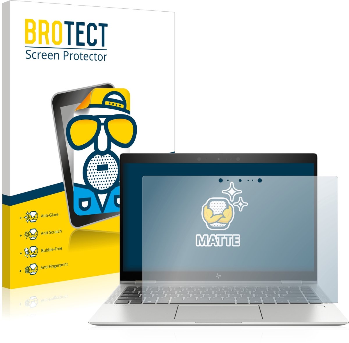 BROTECT - Screenprotector voor HP Elitebook x360 1040 G6 - Folie Beschermfolie matte
