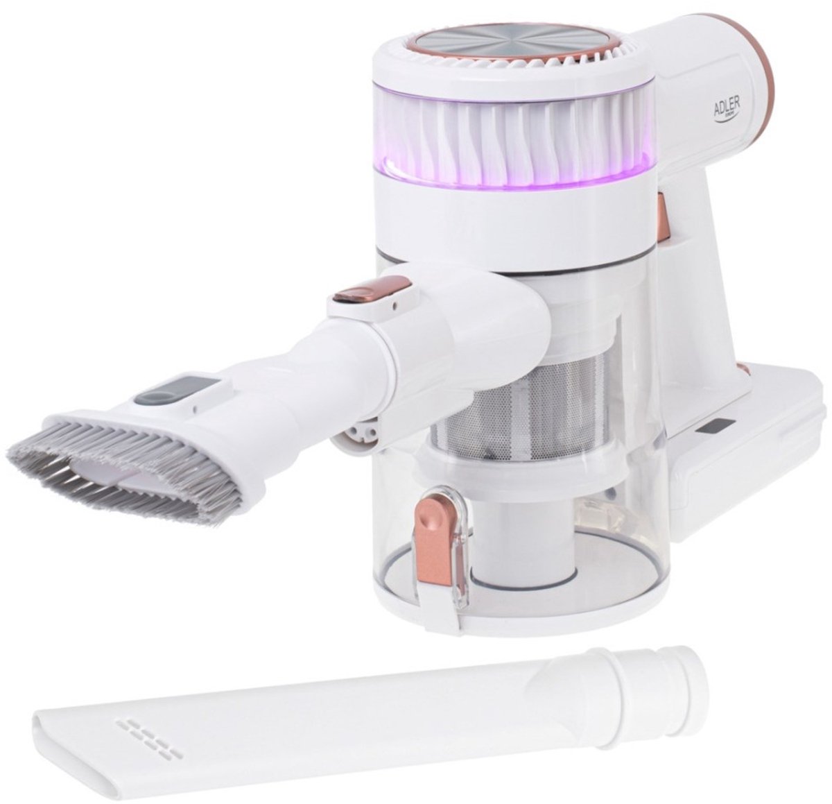 Adler AD 7079 - Steelstofzuiger - 25.000 Pa Zuigkracht - LED Touch Display - Multi-Cyclone Filtratiesysteem