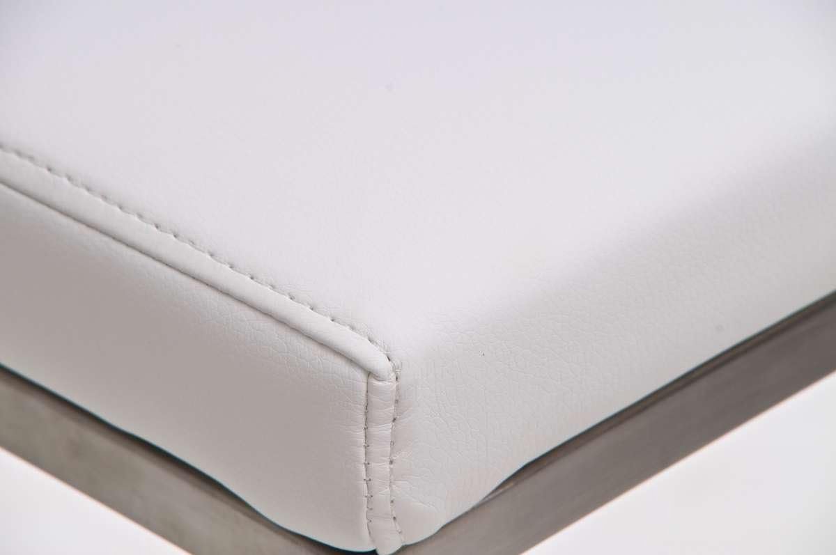 Barkruk met rugleuning en voetsteun - Kunstleer bekleding